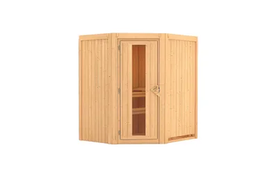 Karibu System-Sauna Taurin Eckeinstieg 68 mm 1