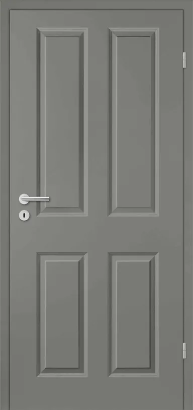 HORI Zimmertür Estella 4 Lavagrau RAL7037 lackiert Röhrenspan Designkante 0