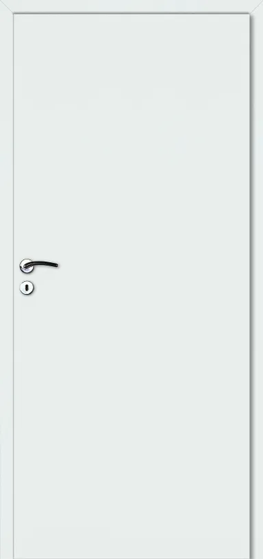 PRÜM Zimmertür CPL Weiß Röhrenspanplatten Rundkante 0
