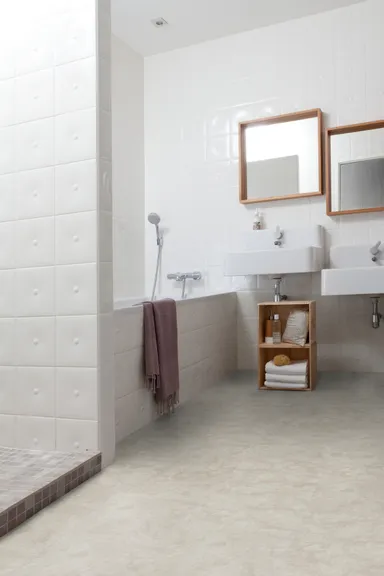 Gerflor Klebe-Vinylboden Dalle Vinyle Prime 0135 Marble Beige Fliese selbstklebend 3