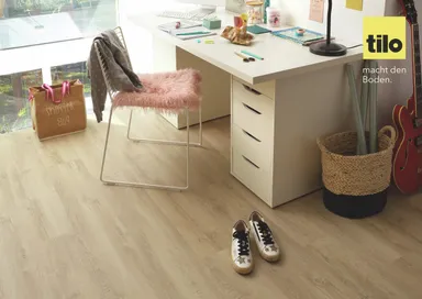 tilo Klick-Vinylboden FAVORITO Eiche Nordsee Holzoptik gebürstet Landhausdiele 0