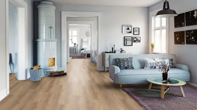 ZIRO Klebe-Vinylboden Vinylan object KF Natureiche gebleicht Landhausdiele 5