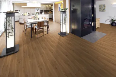 ZIRO Klick-Vinylboden Living rigid Eiche Bautzen Landhausdiele 2