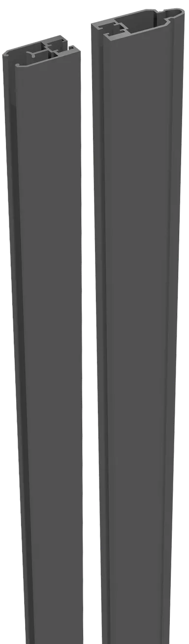 Groja WPC/BPC Solid Sichtschutzzaun Stecksystem Adapterleisten-Set 0