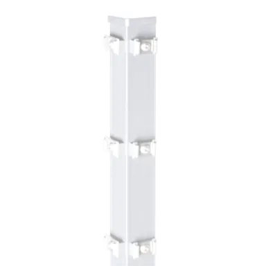 HORI Eckpfosten für Doppelstabmattenzaun Höhe 123 cm 0