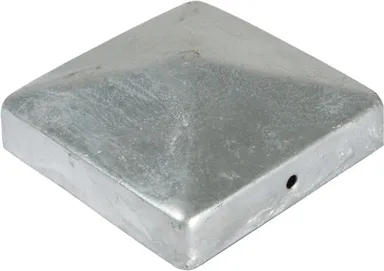 TETZNER & JENTZSCH Pyramide Pfostenabdeckung aus Metall 9 x 9 cm 0