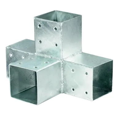 TETZNER & JENTZSCH QUATRO-Steckverbindung Mitte zweifach für 9 x 9 cm Pfosten 0