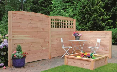 TETZNER & JENTZSCH Sichtschutzzaun Rankgitter Riad-System 1