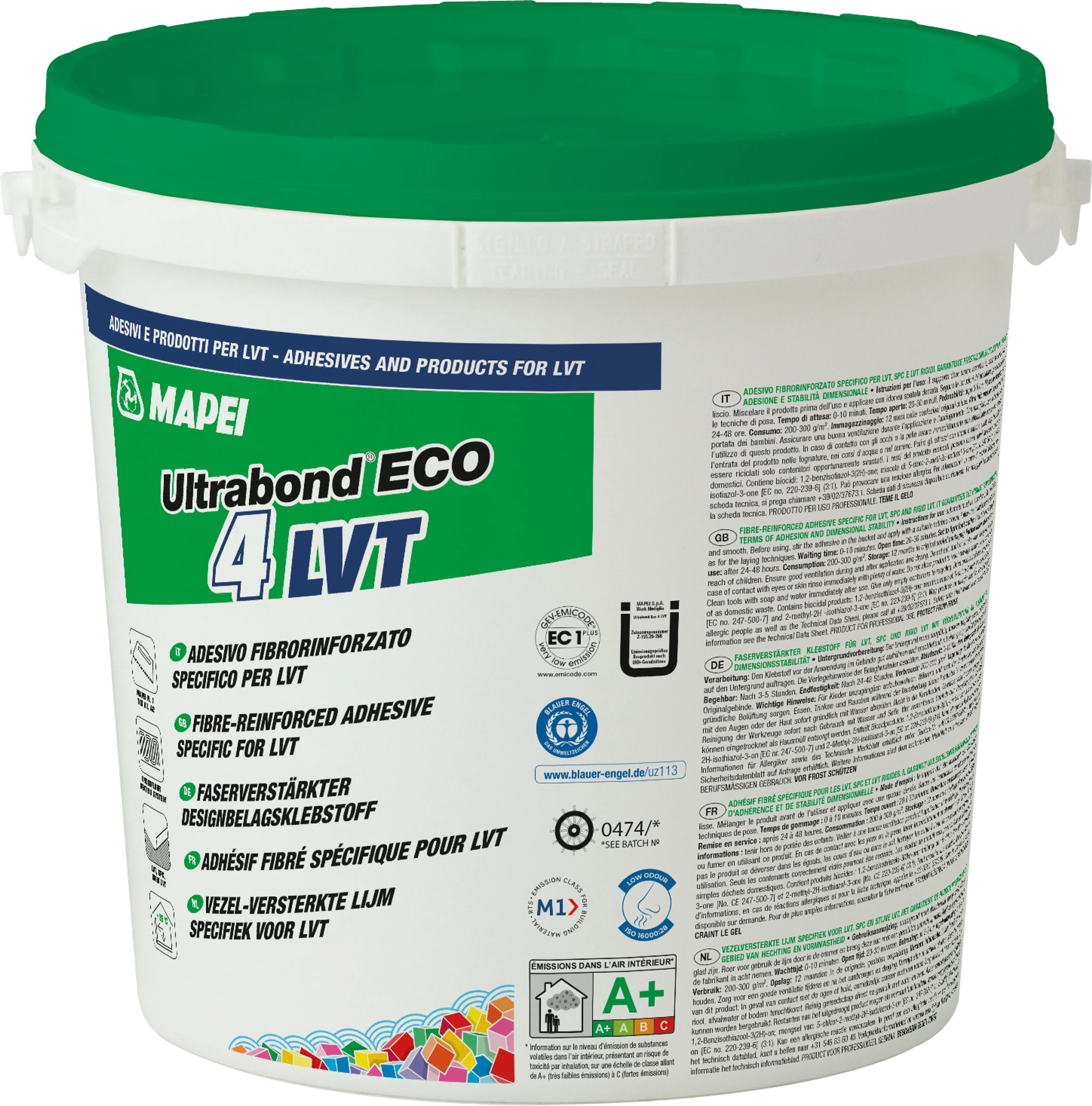 MAPEI Designbelagsklebstoff Ultrabond Eco 4 LVT MAPEI Designbelagsklebstoff Ultrabond Eco 4 LVT