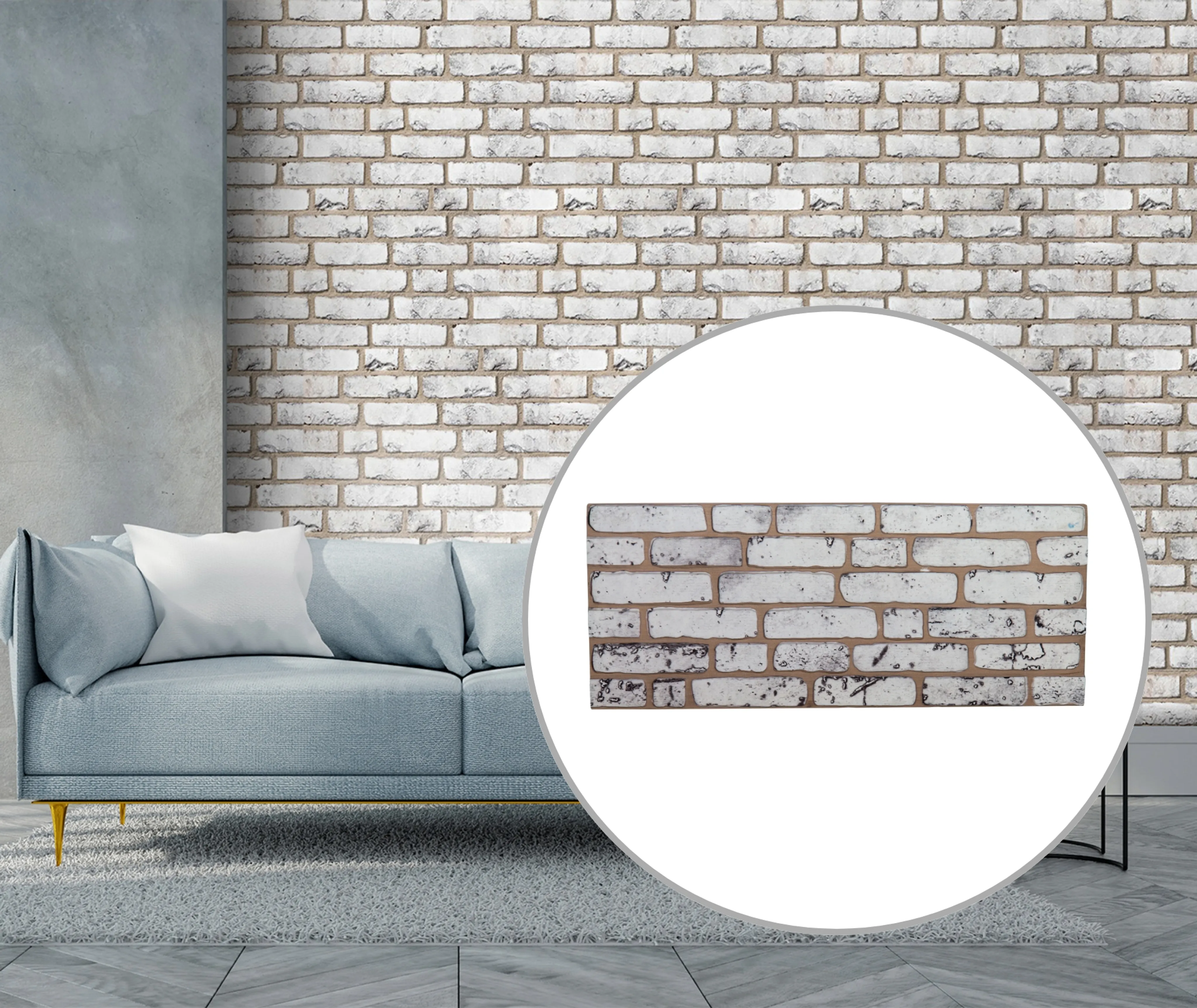 VidaXL Wandpaneele Steinoptik Beige - 11x EPS Paneele 100x50cm