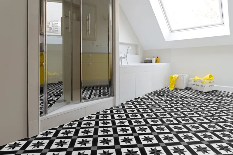 Gerflor Klebe-Vinylboden Senso Premium SA 1034 Cordoba Black Fliese 1