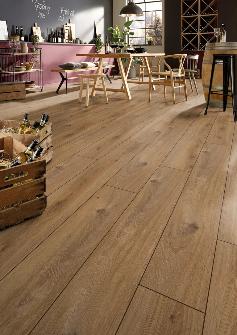 KRONOTEX Laminat Exquisit D 4166 Prestige Eiche Natur Landhausdiele 4