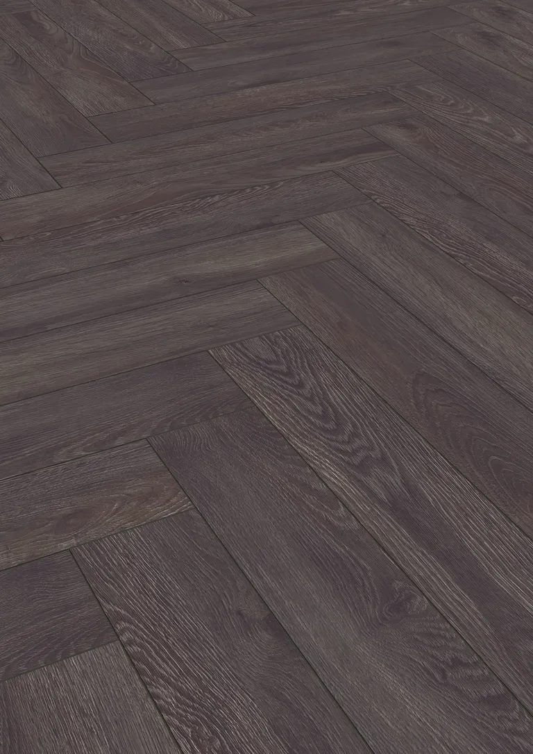 KRONOTEX Laminat Herringbone D 6010 Elba Oak Black Landhausdiele 1