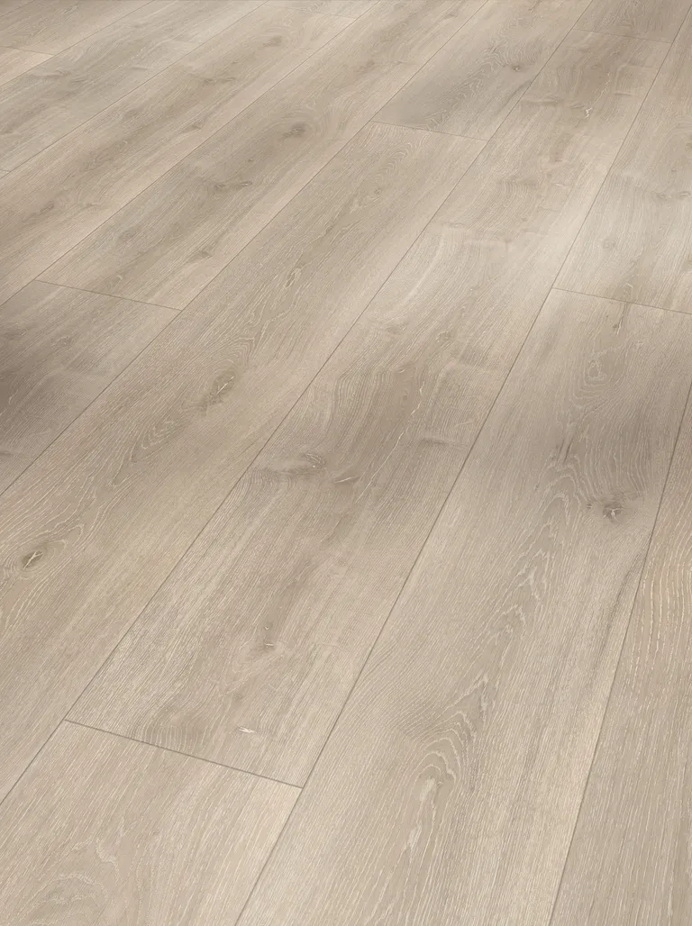 PARADOR Klick-Vinylboden HDF Trendtime 6 Eiche Royal weiß gekälkt Gebürstete Struktur Landhausdiele 1