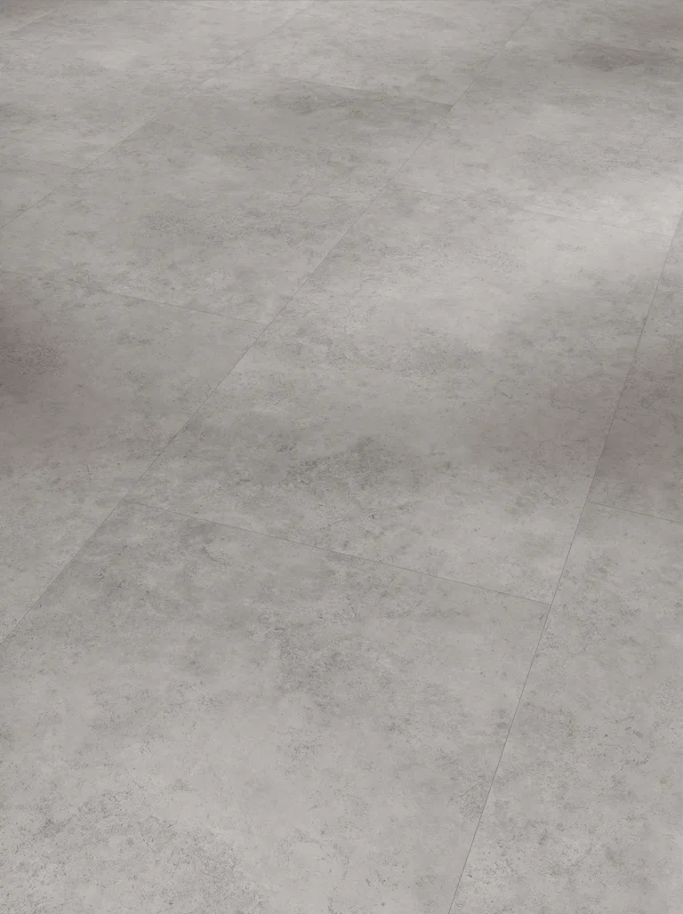 PARADOR Klick-Vinylboden SPC Trendtime 5 Beton grau Mineralstruktur Fliese 1