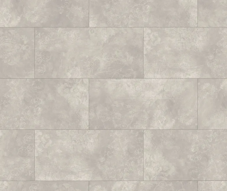 PARADOR PVC freier Klick-Designboden Modular ONE Beton Ornament hellgrau Steinstruktur Fliese 0
