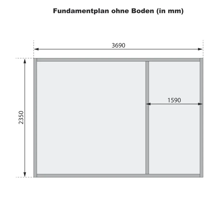 Karibu Gartenhaus Radur 4