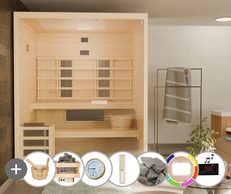 HORI Kombisauna Infrarot Sauna Oslo 0