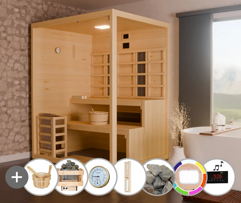 HORI Kombisauna Infrarot Sauna Riga 0