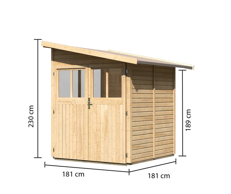 Karibu Gartenhaus Wandlitz 2