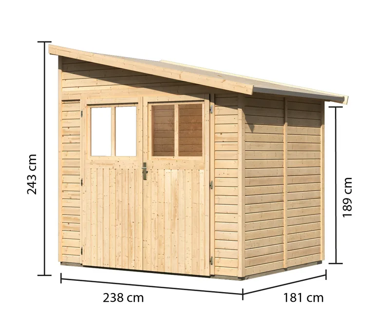 Karibu Gartenhaus Bomlitz 1