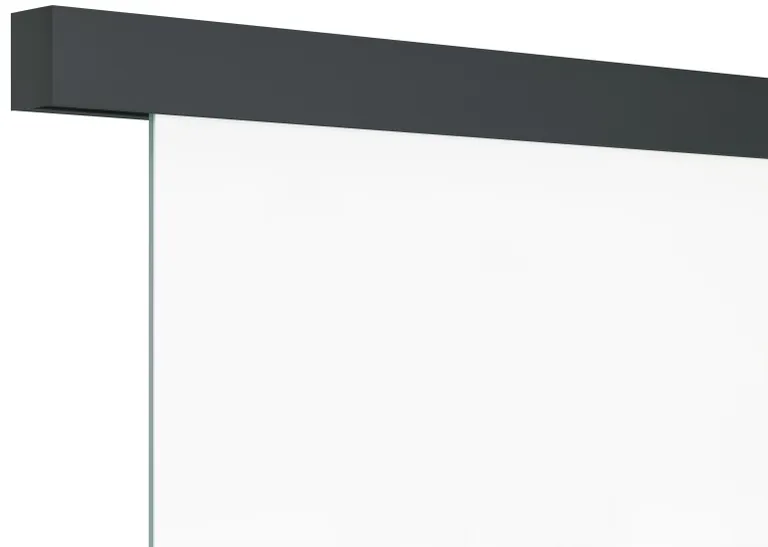 HORI Basic Schiebetürsystem für Glastür matt schwarz 3