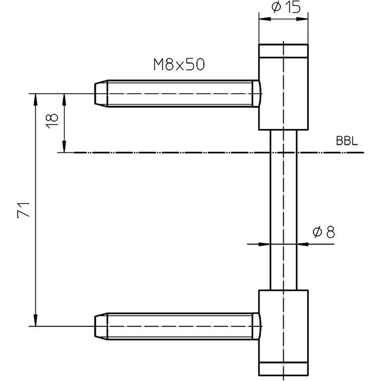 HORI Flügelteil V0026 WF (Holztür) schwarz 4