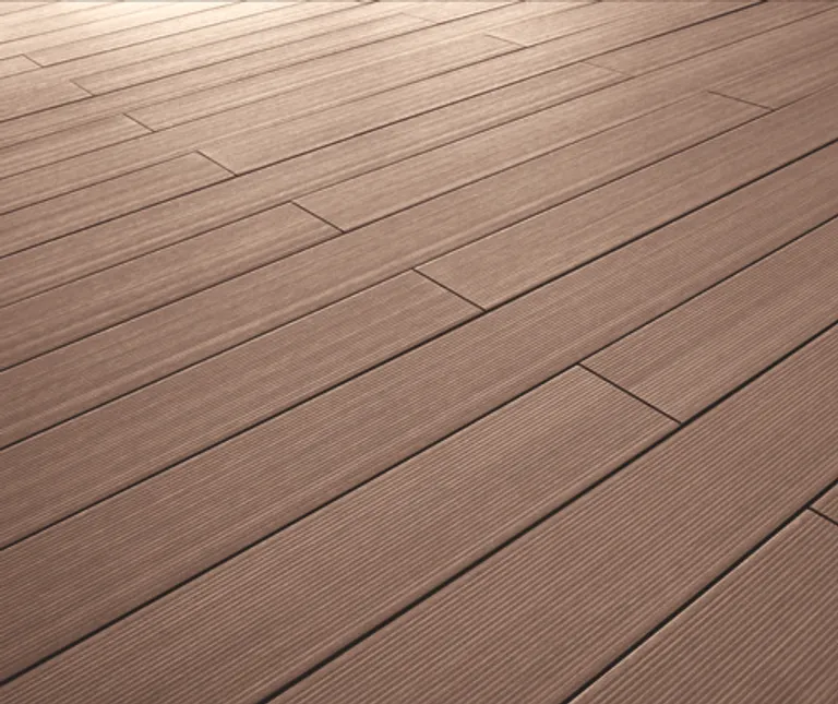 Lignodur terrafina Terrassendielen WPC Massiv XL Fein Kaffeebraun 21 x 196mm 0