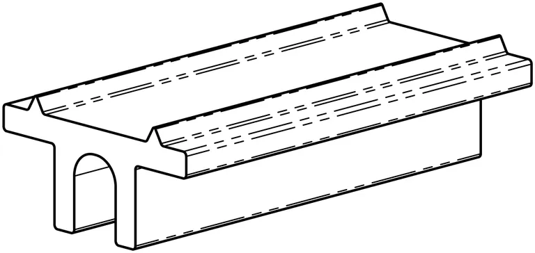 Lignodur terrafina Klemmstein Fixierungseinsatz Terrafina Schwarz 0