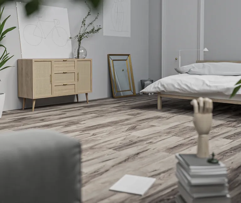 HORI Klick-Hartvinylboden massiv Eiche rustikal schwarz Landhausdiele 6