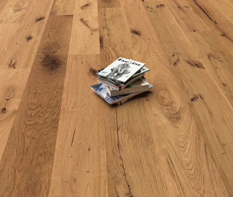 HORI Parkett Burgdiele Eiche Edinburgh Castle super rustikal gebürstet Landhausdiele XXL natur-geölt 1