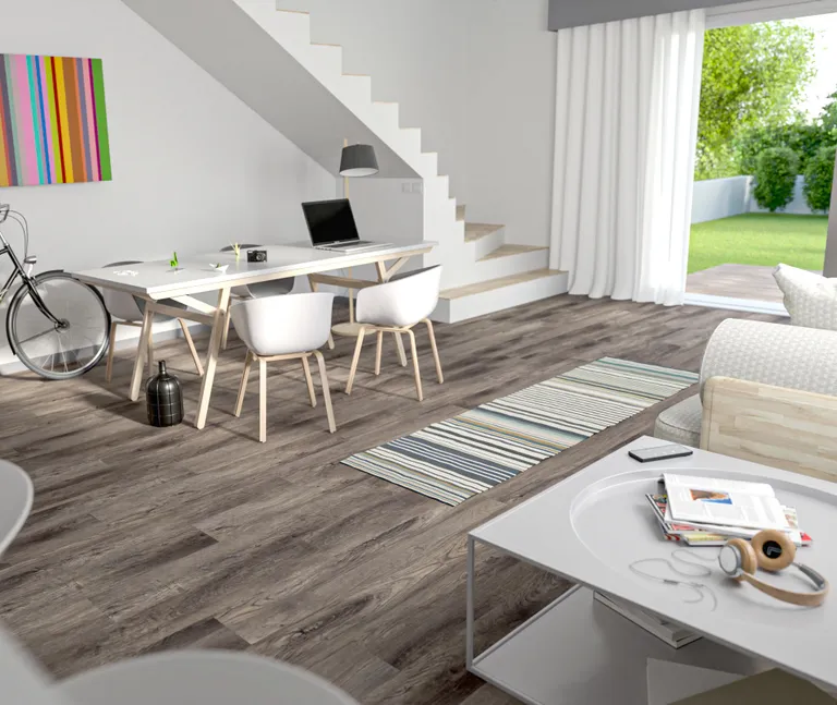HORI Klick-Hartvinylboden Rigid SPC Eiche Angel strukturiert Landhausdiele 9