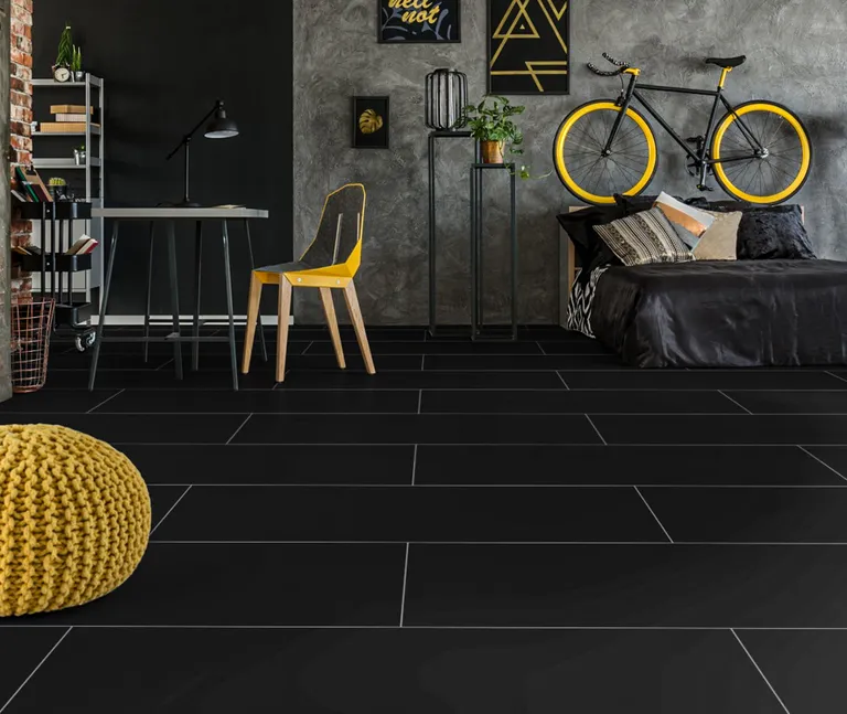 KRONOTEX Laminat Glamour U 190 Schwarz Matt Fliese 4