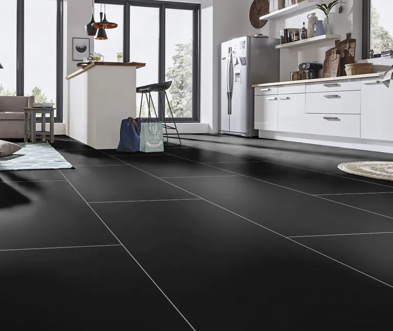 KRONOTEX Laminat Glamour U 190 Schwarz Matt Fliese 8
