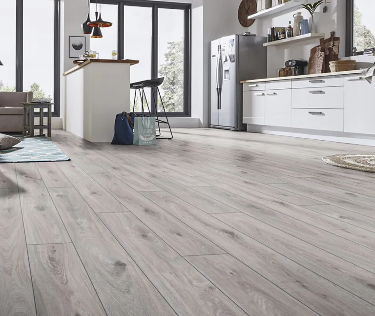 KRONOTEX Laminat Amazone Aqua D 3239 Prestige Eiche weiß Landhausdiele 5