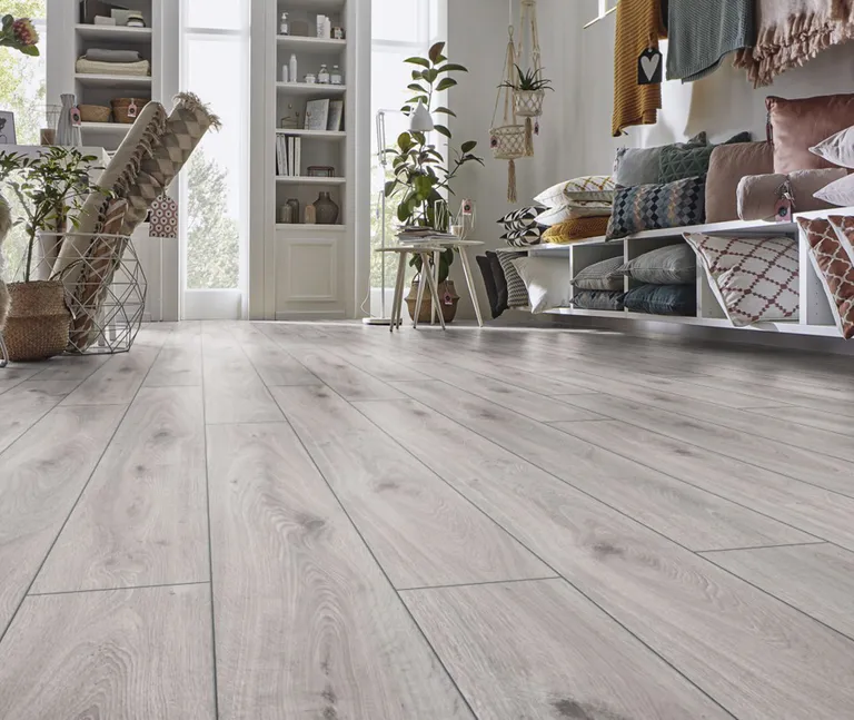 KRONOTEX Laminat Amazone D 3239 Prestige Eiche weiß Landhausdiele 8