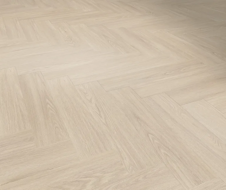 Gerflor Klebe-Vinylboden massiv Virtuo 55 Blomma Light Fischgrät 1