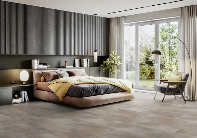 Gerflor Klick-Vinylboden Virtuo 55 Rigid Acoustic Acuarela Taupe Fliese 4