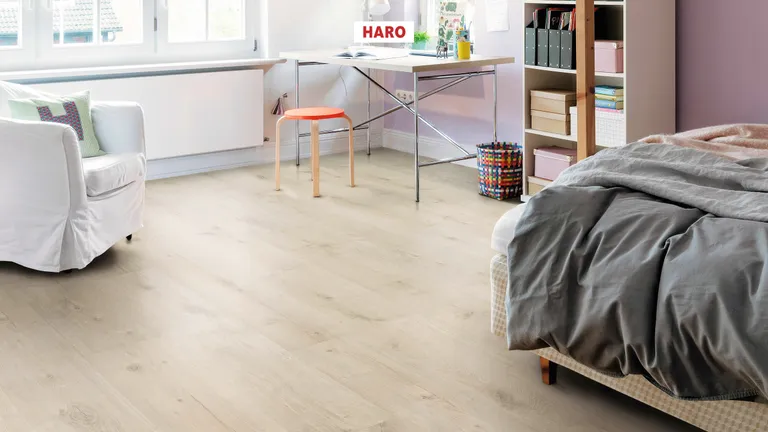 HARO Laminat Sonderedition NKL31 Eiche Siena samtweiß strukturiert matt Landhausdiele 2