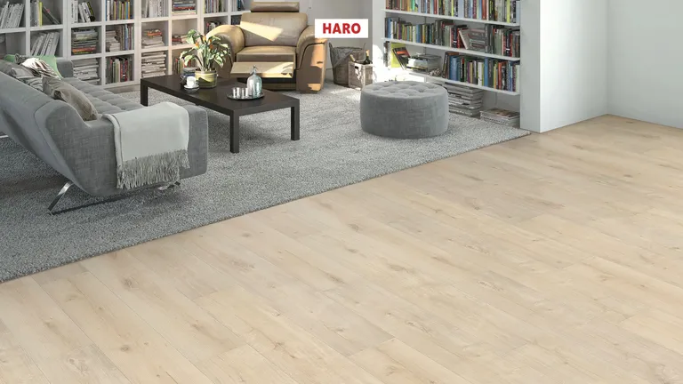 HARO Laminat Sonderedition NKL31 Eiche Siena samtweiß strukturiert matt Landhausdiele 3