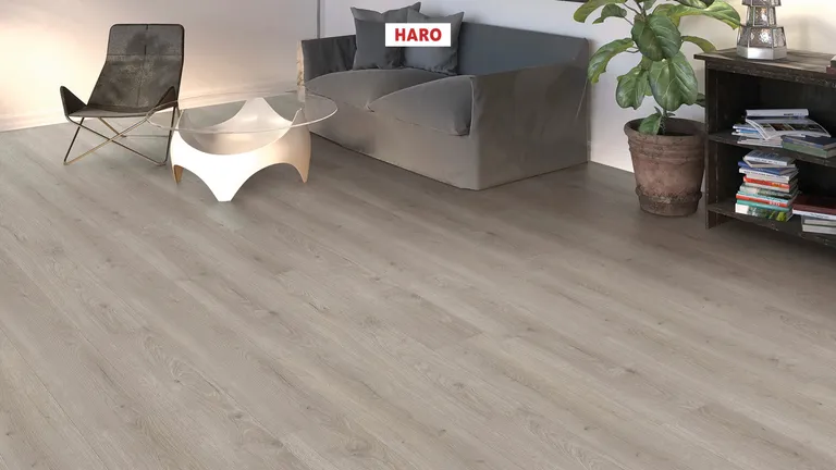 HARO Laminat Tritty 100 Eiche Flavia grau authentic Landhausdiele 3