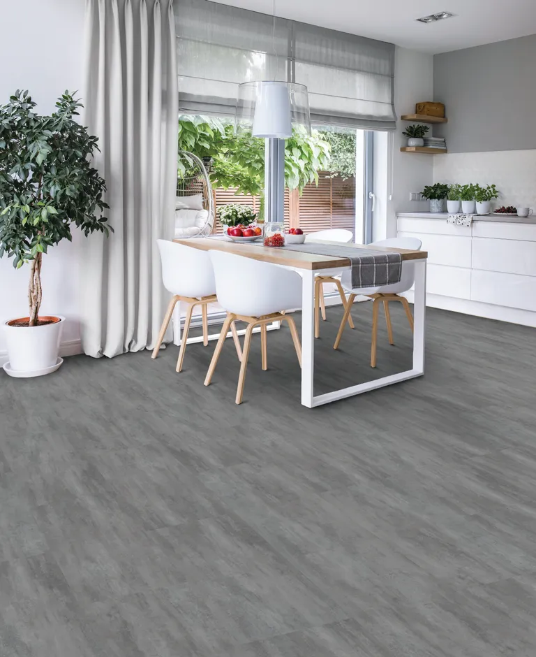 ZIRO Klebe-Vinylboden Vinylan object KF Graphit Beton Fliese 2