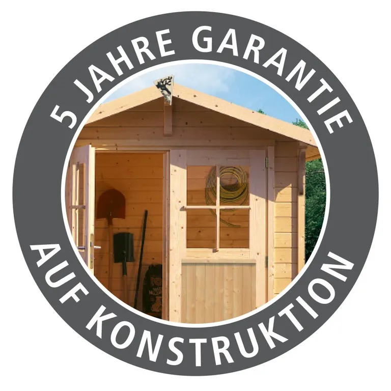 Karibu Holz-Metallgartenhaus Hybridhaus Jupiter 17