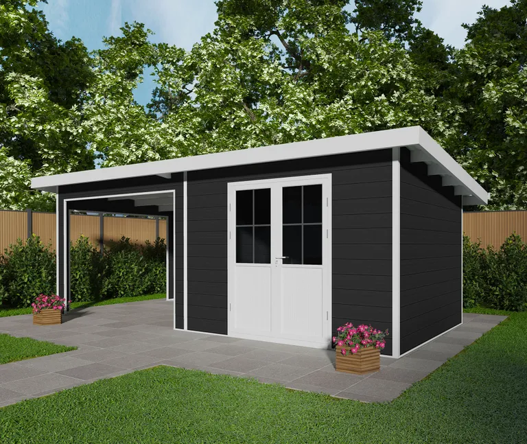 HORI Gartenhaus WPC Modern Line 0