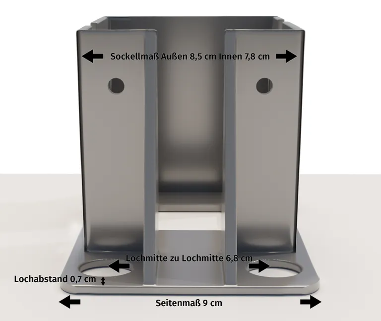 HORI Design WPC Sichtschutzzaun Stecksystem Zaun Schräg Anbauset 10