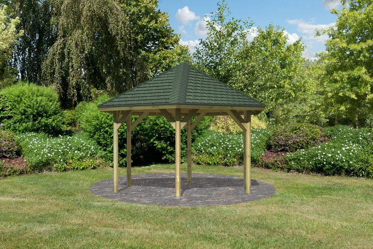 Karibu 6-Eck Pavillon Classic Oslo 1