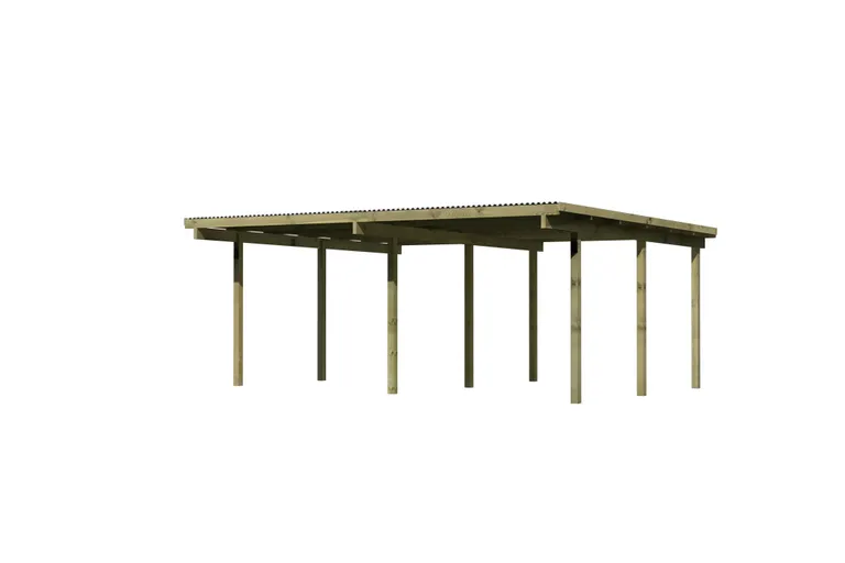 Karibu Doppelcarport Eco 3