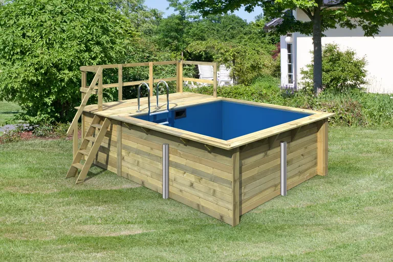 Karibu Pool Premium Steck- / Schraubsystem Rechteckig 0