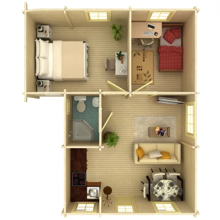 Palmako Ferienhaus Emily 2