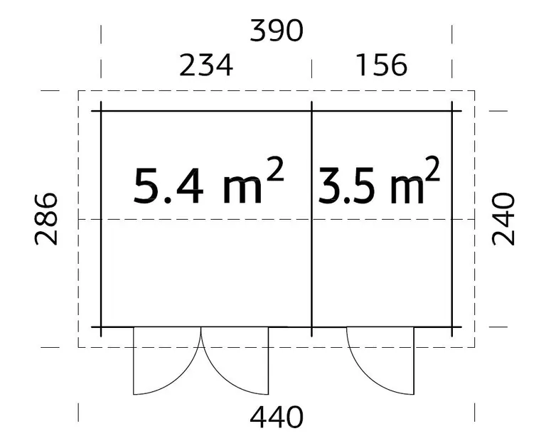 Palmako Gerätehaus Jari 2
